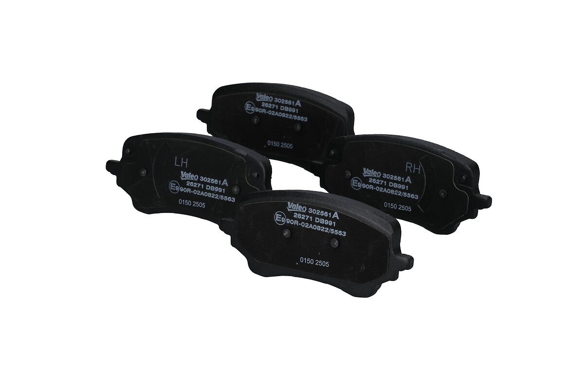 Jeu de 4 plaquettes de frein VALEO ref. 302561A